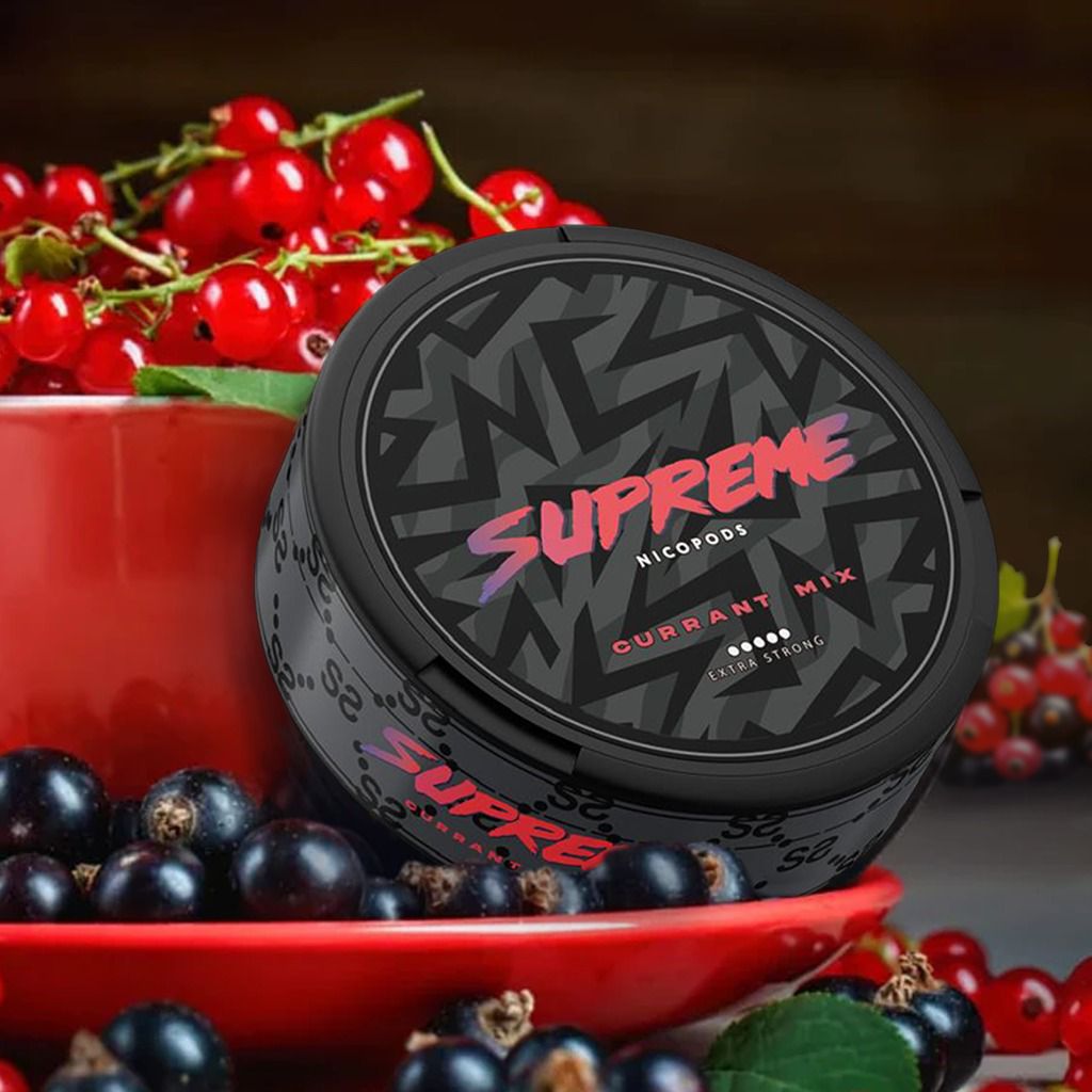 SUPREME Currant Mix - First Line Pods SUPREME - Nicotine Pouches