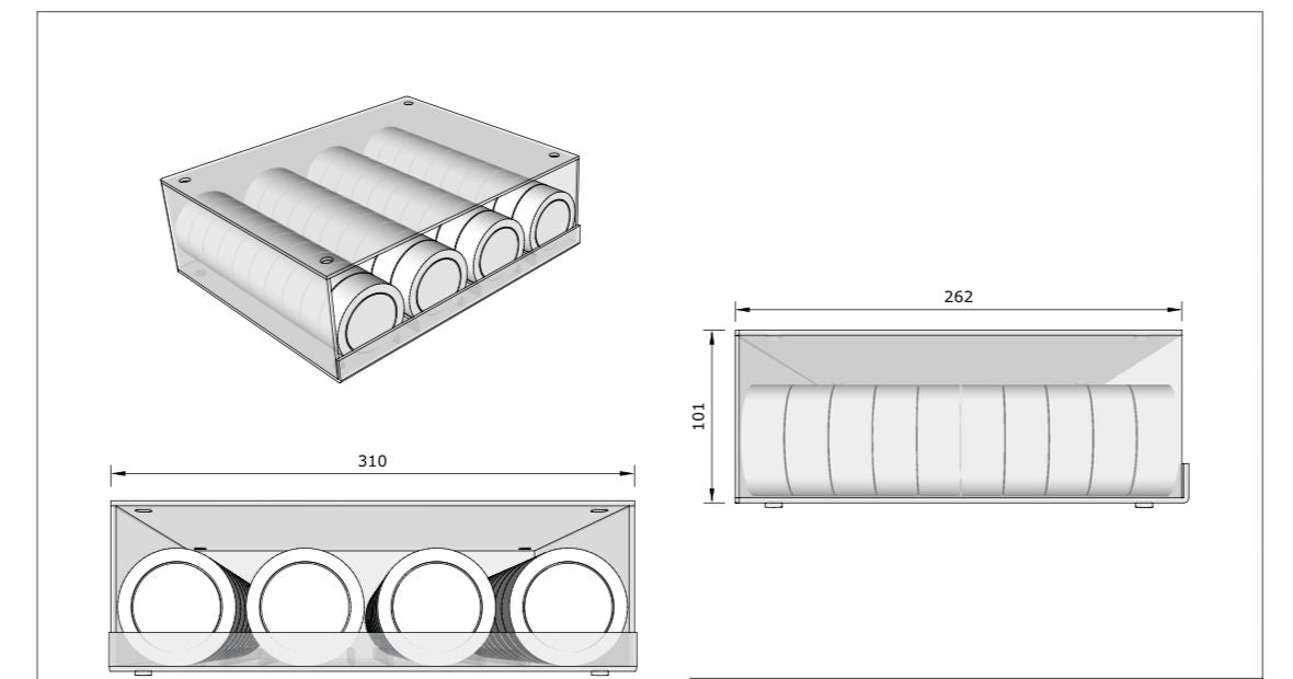 NICOTINE POUCH DISPLAY STAND